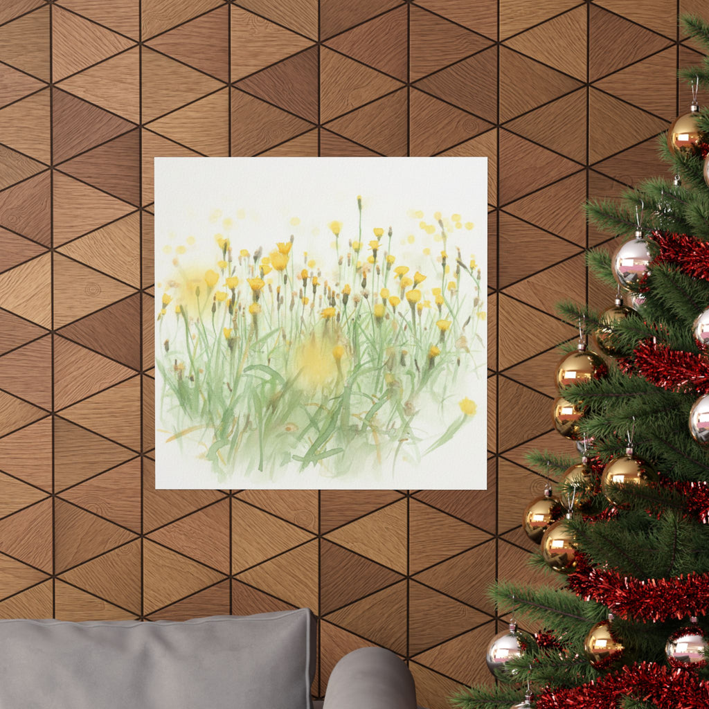 Watercolor — Flower — Matte Poster