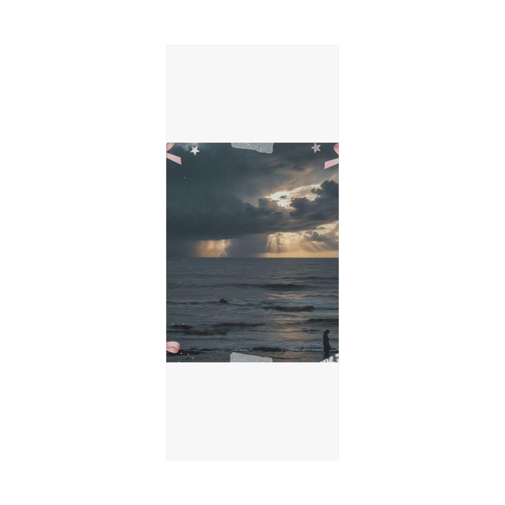 Dramatic Storm — Person — Matte Poster