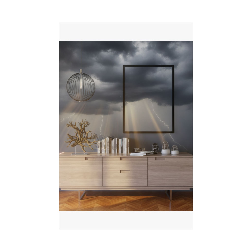 Dramatic Storm — Interior — Matte Poster