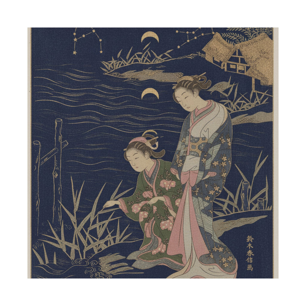 Celestial — Two Young Ladies At The Shore — Matte Poster