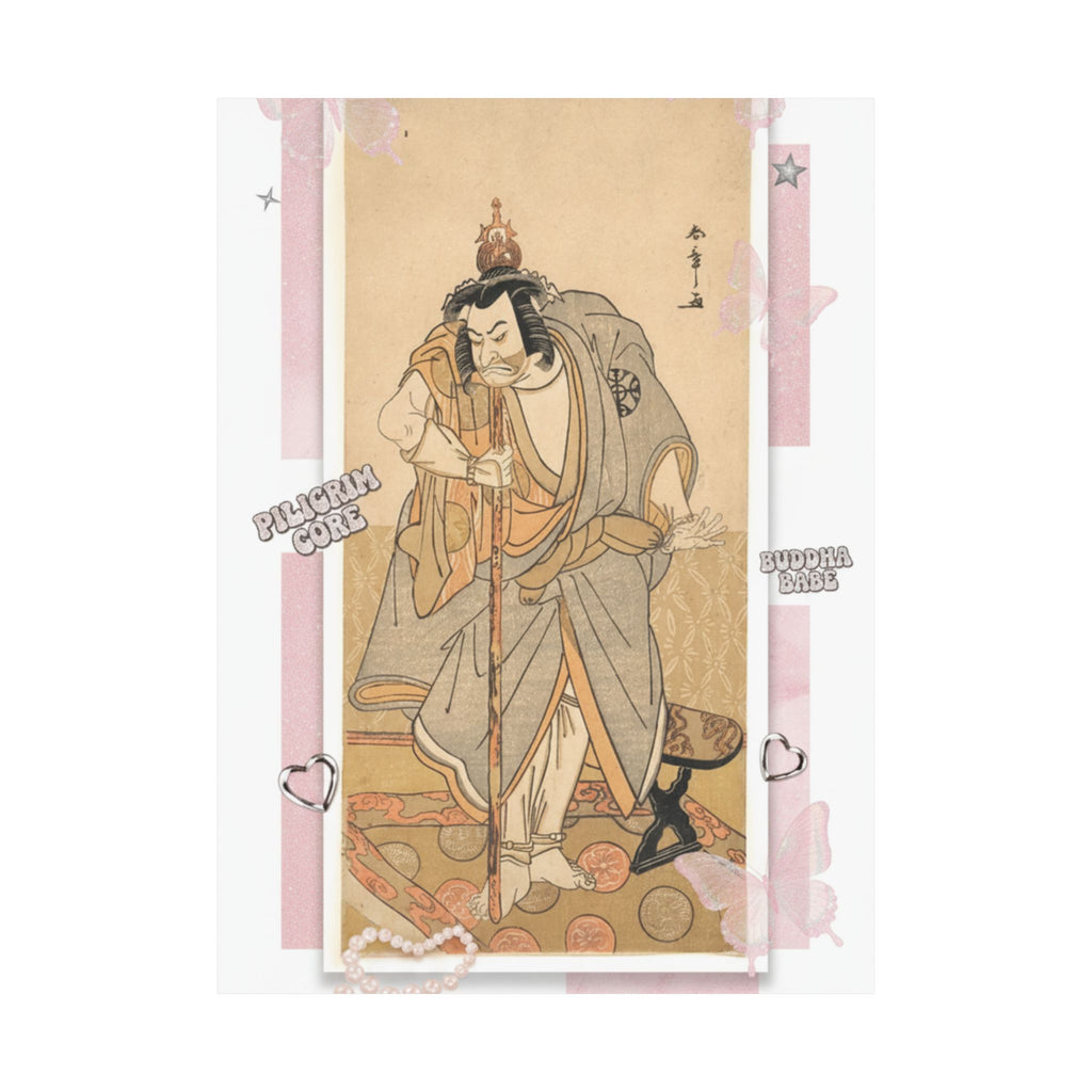 Ecommerce Main — The Actor Nakamura Nakazo As A Rokuju-Rokubu (Pilgrim To Buddhist Temple) — Matte Poster