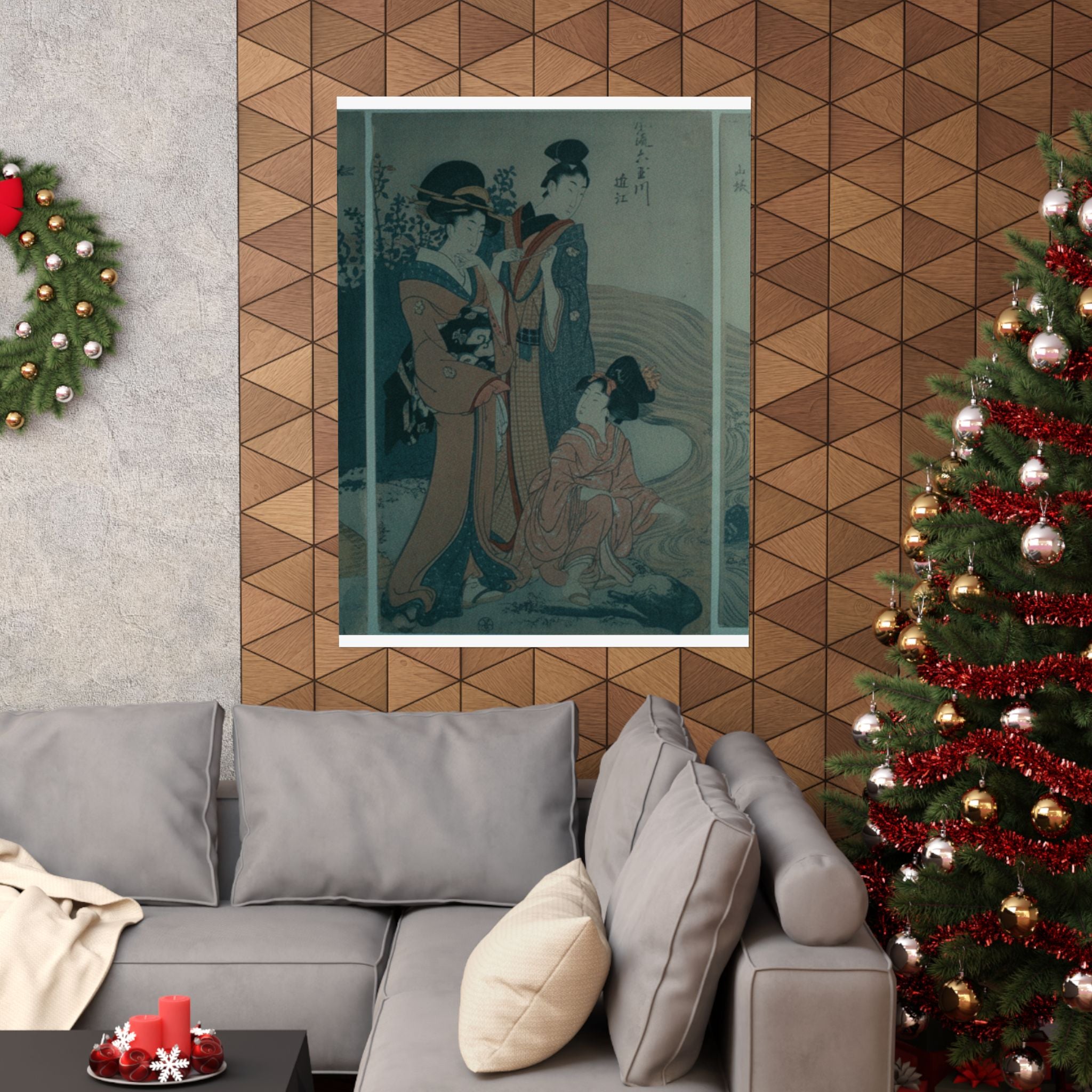 Cinematic — Women And Children On The Banks Of A Stream — Matte Poster