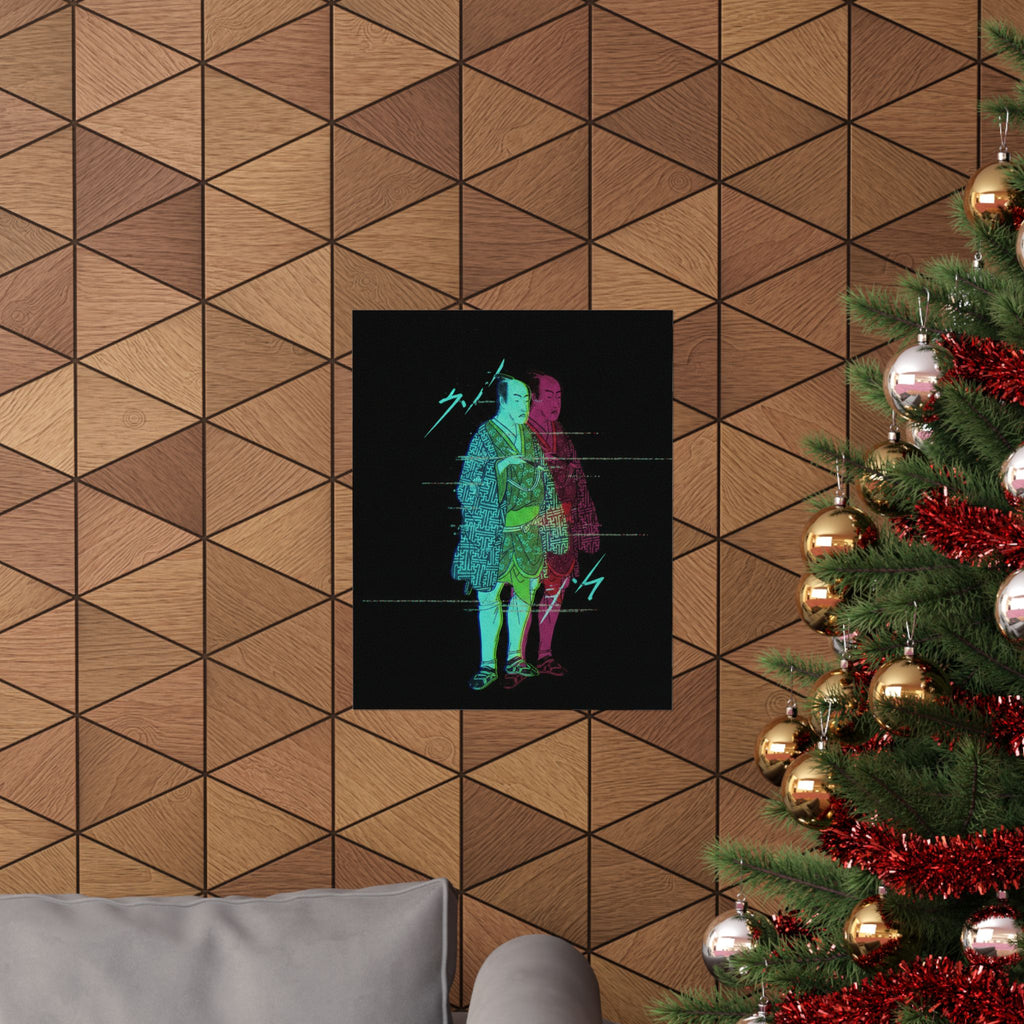 Glitch Culture — The Fourth Matsumoto Koshiro As A Man Dressed In A Short Kimono — Matte Poster