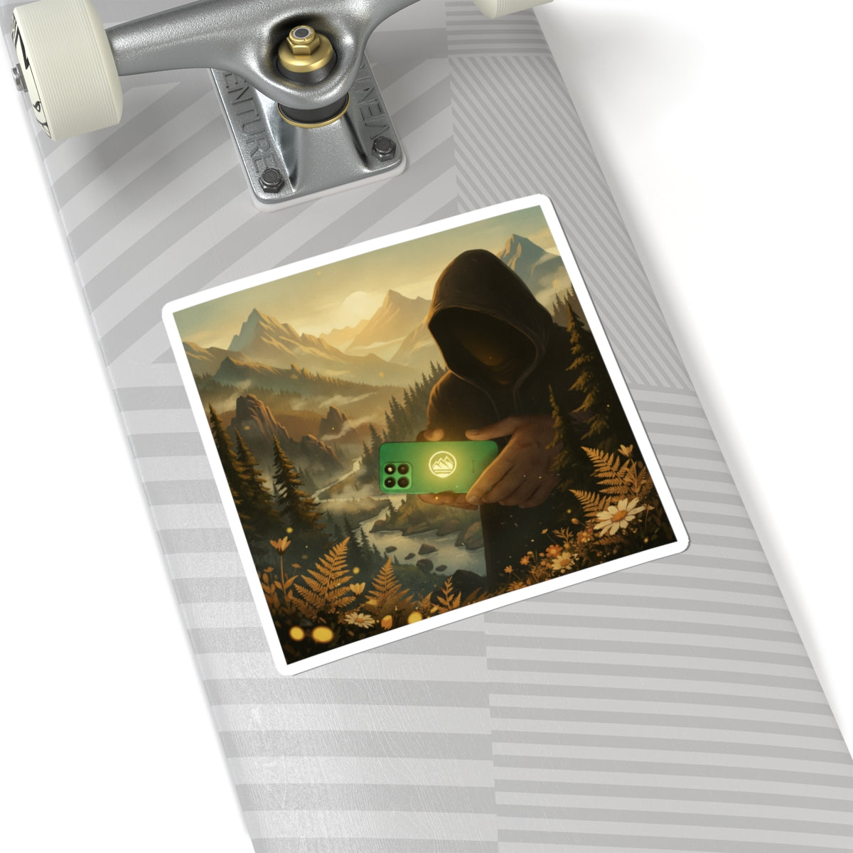 Scenic Nature — Phone — Kiss-Cut Sticker