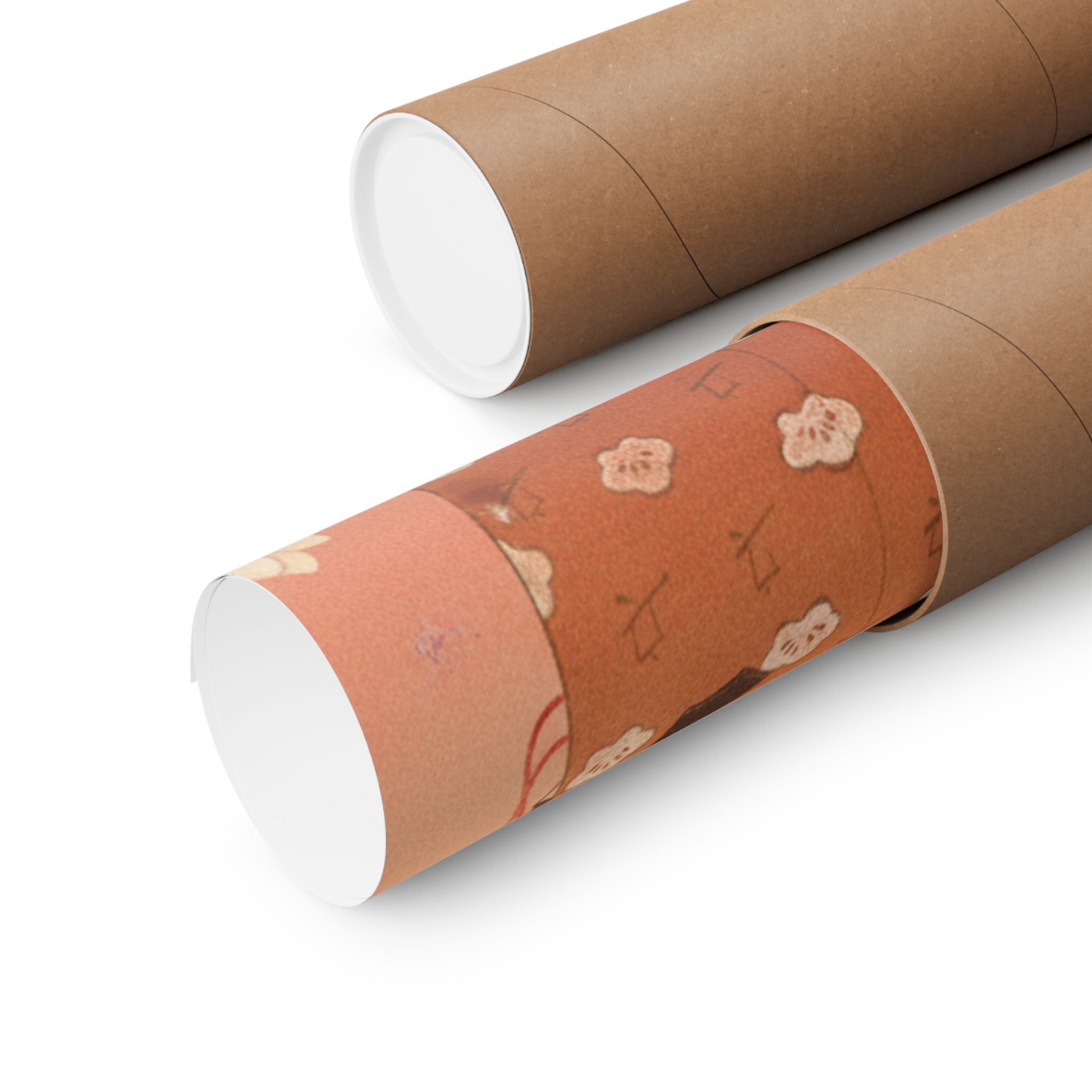 Southern Sunset — Box For Sugoroku Game (A Kind Of Backgammon), Bow And Drum — Matte Poster