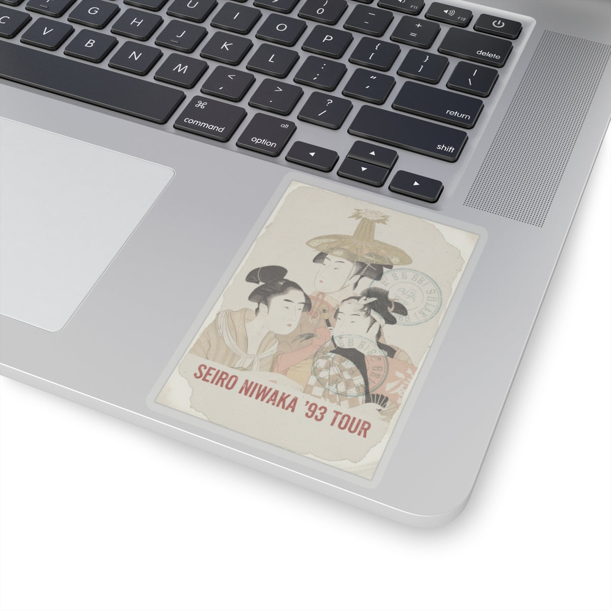 Vintage Bootleg — Seiro Niwaka Onna Geisha No Bu Tojin Shishi Sumo — Kiss-Cut Sticker