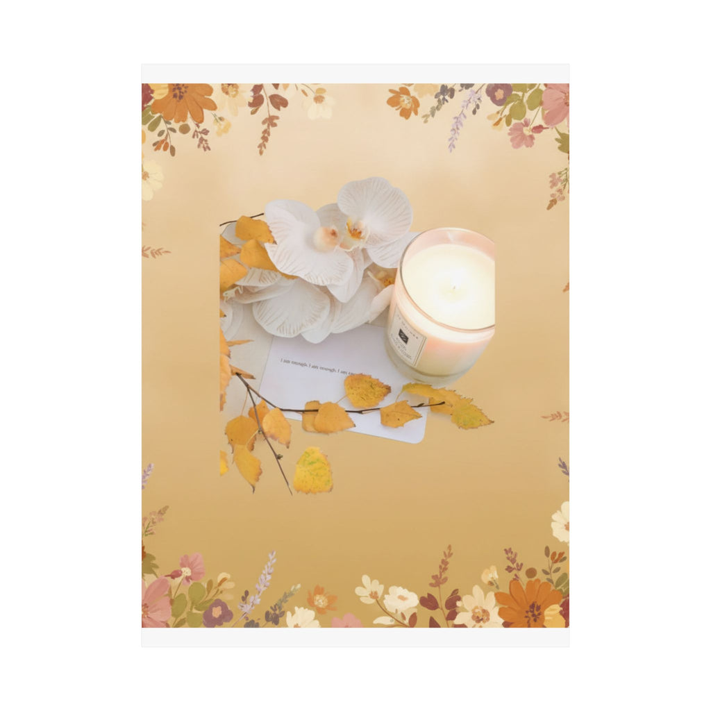 Affirmation — Candle — Matte Poster
