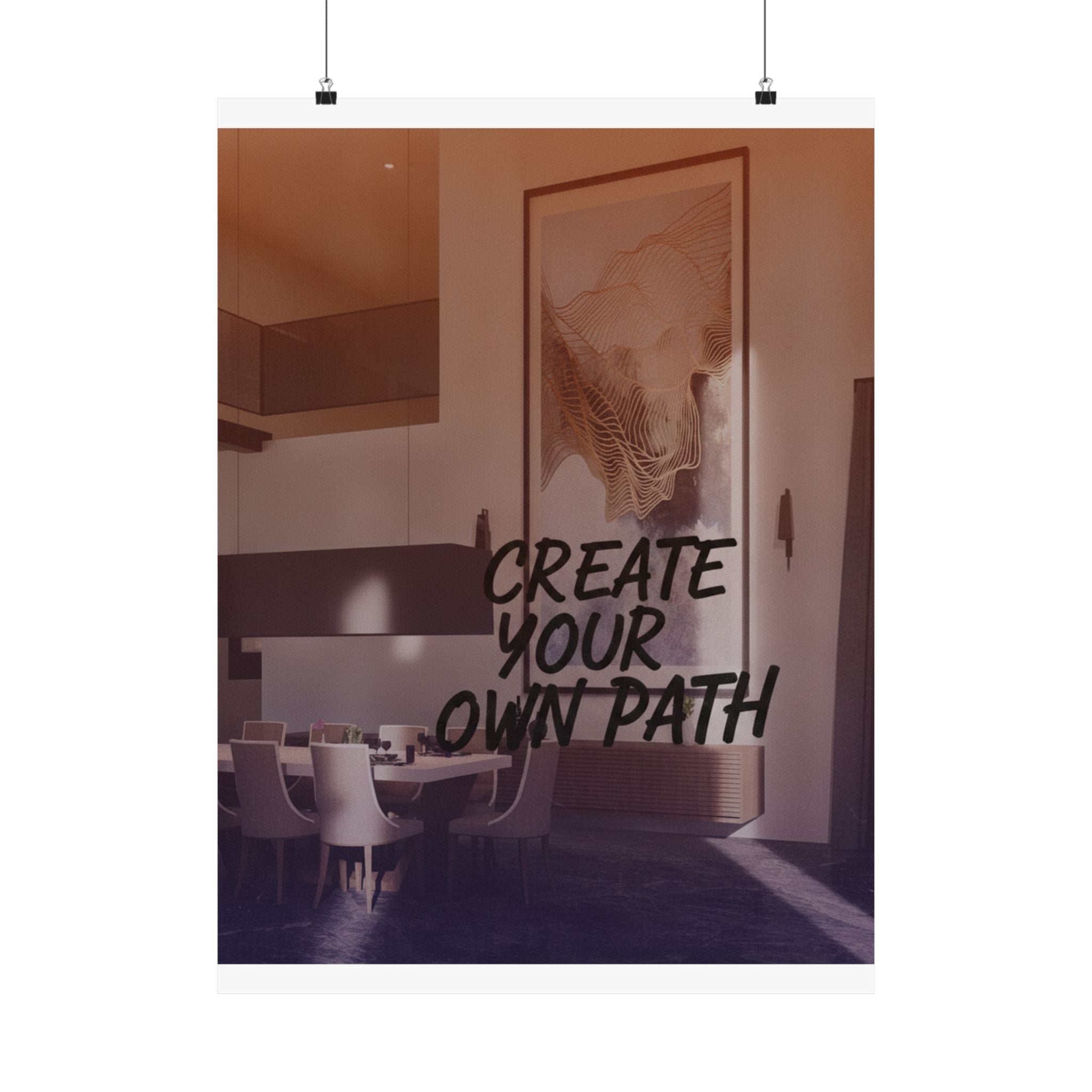 Affirmation — Abstract — Matte Poster