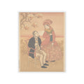 Southern Sunset — France, From The Series Pictures Of People From Foreign Lands (Gaikoku Jinbutsu  — Kiss-Cut Sticker