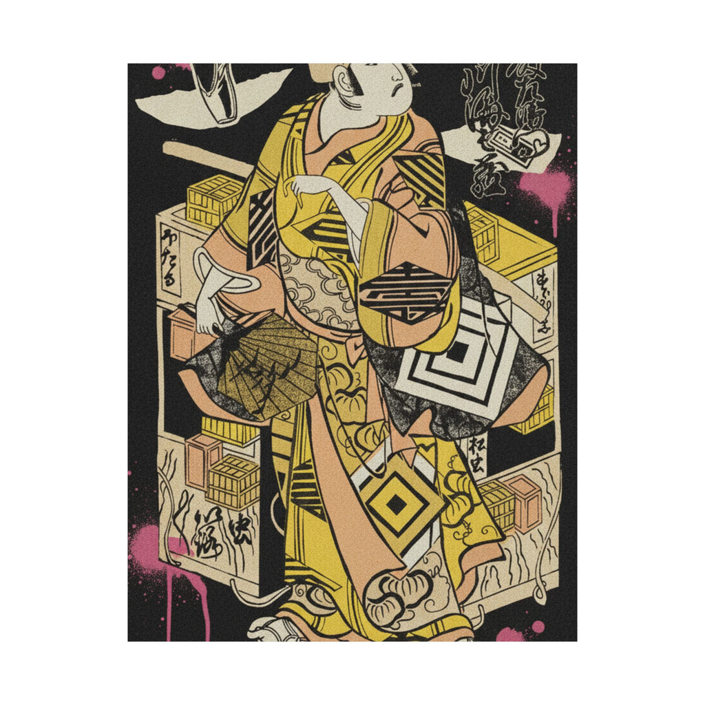 Streetwear Collage — The Actor Ichikawa Danjuro Ii, 1688–1758 — Matte Poster