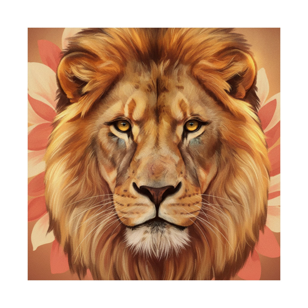 Southern Sunset — Lion — Matte Poster