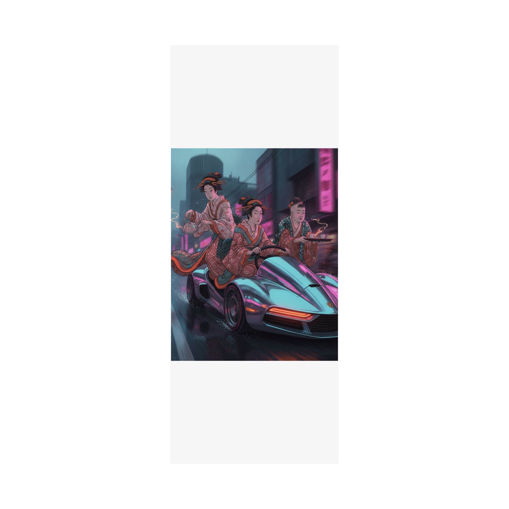 Fast Furious — Two Young Ladies Having Tea Attended By Elderly Servant — Matte Poster
