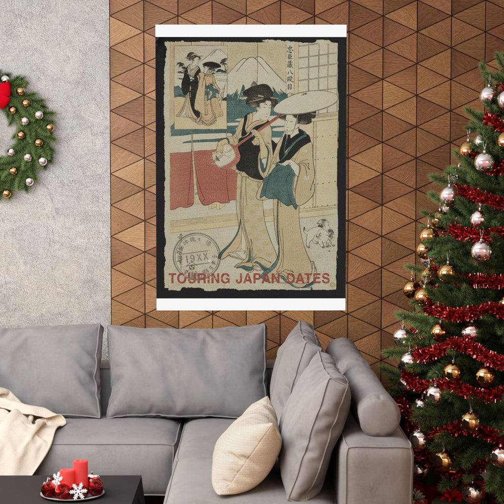 Vintage Bootleg — Two Tori-Oi, Or Itinerant Women Musicians Of The Eta Class — Matte Poster