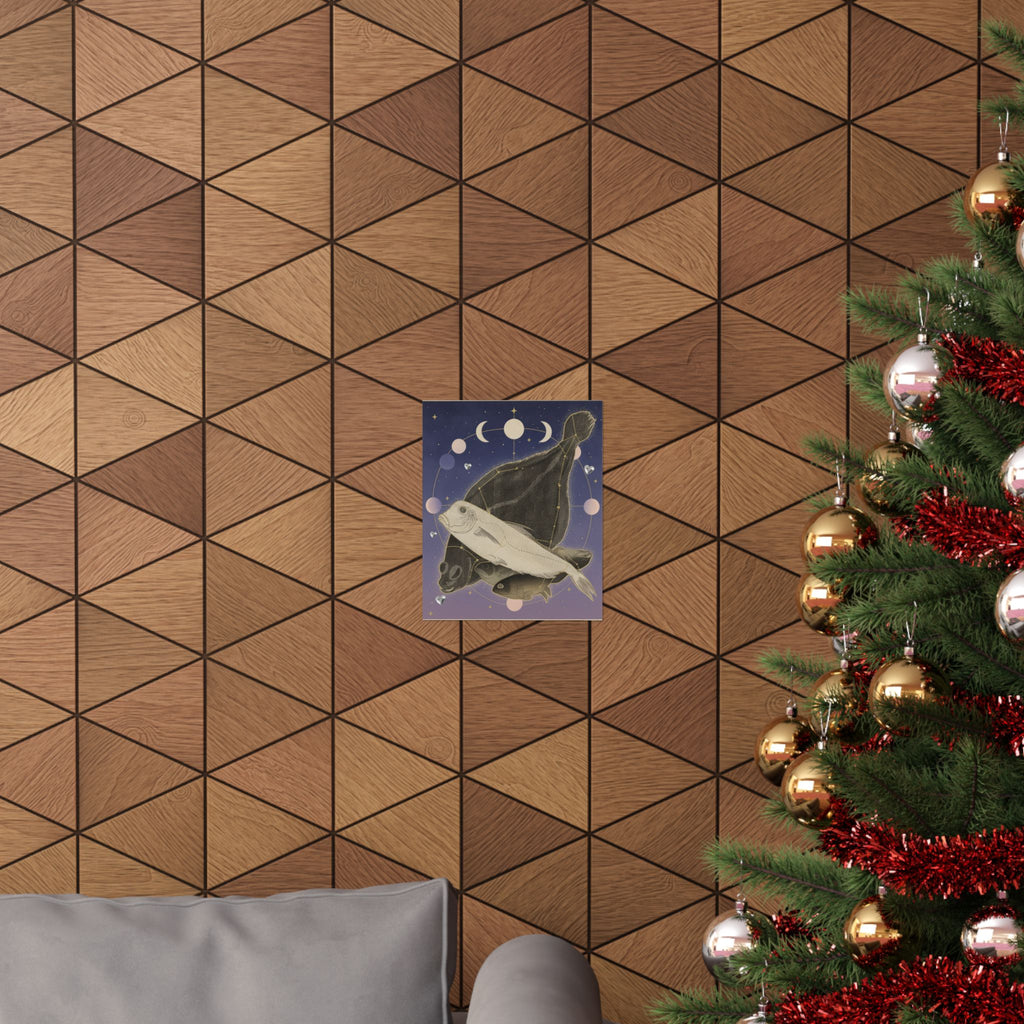 Celestial — Flounder And Other Fishes — Matte Poster
