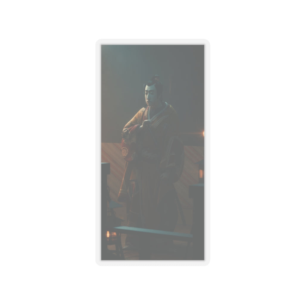 Cinematic — The Actor Bando Mitsugorō I As One Of The Conen Otoko Or Five Kyokaku — Kiss-Cut Sticker