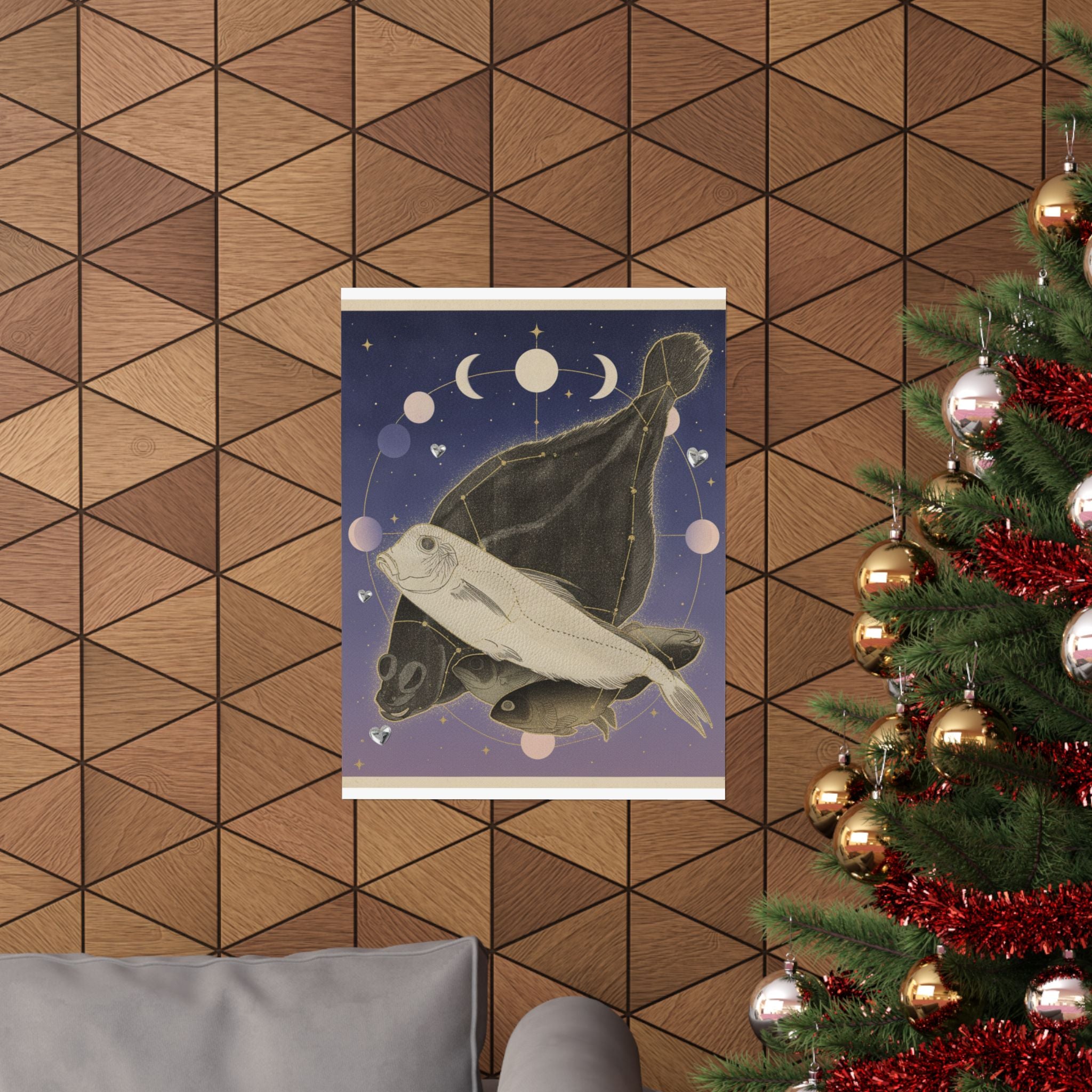 Celestial — Flounder And Other Fishes — Matte Poster