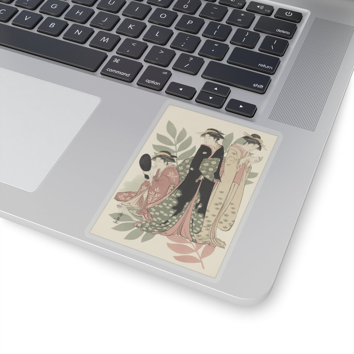 Botanical — Three Geishas Of Tachibana Street In Their Room — Kiss-Cut Sticker