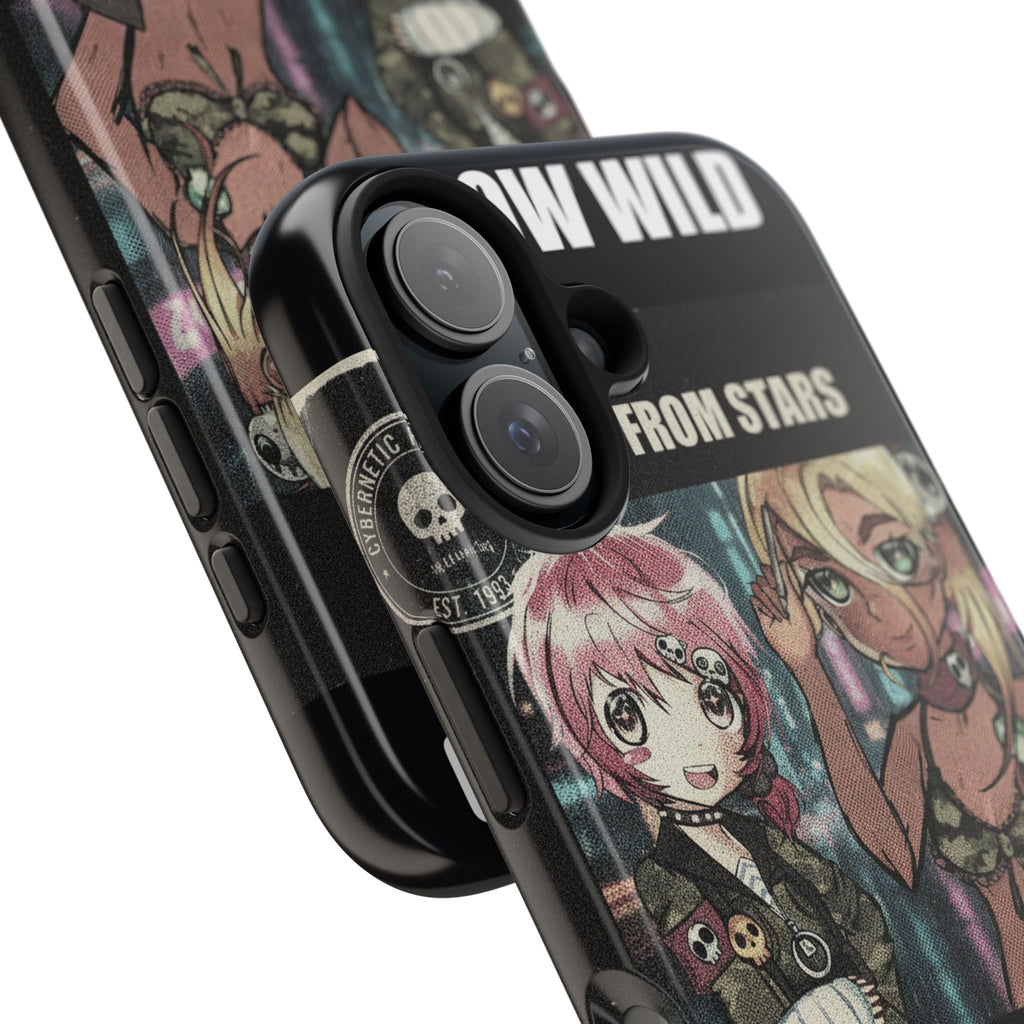 Neon Rain Osaka Nights Anime Tour Poster Phone Case