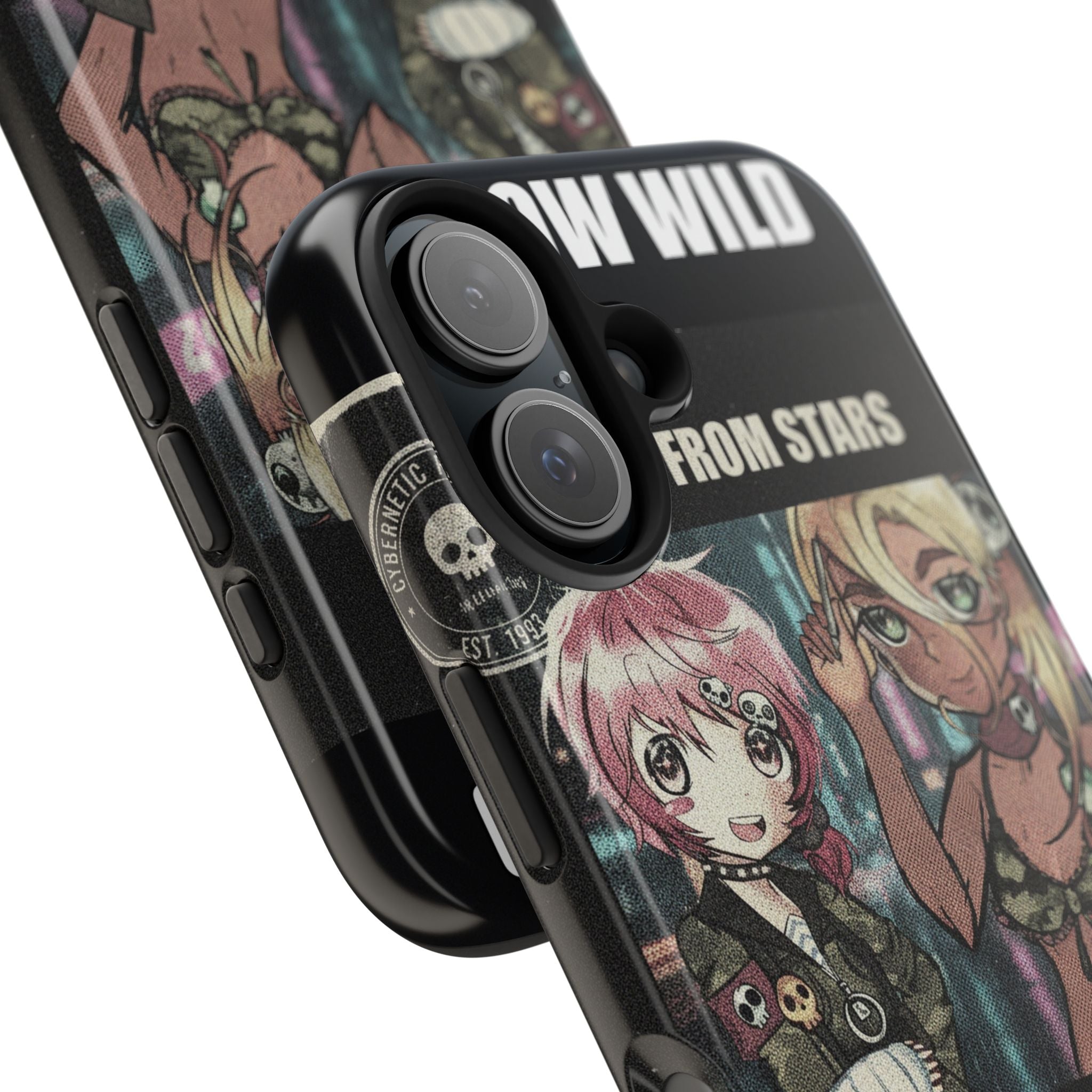 Neon Rain Osaka Nights Anime Tour Poster Phone Case