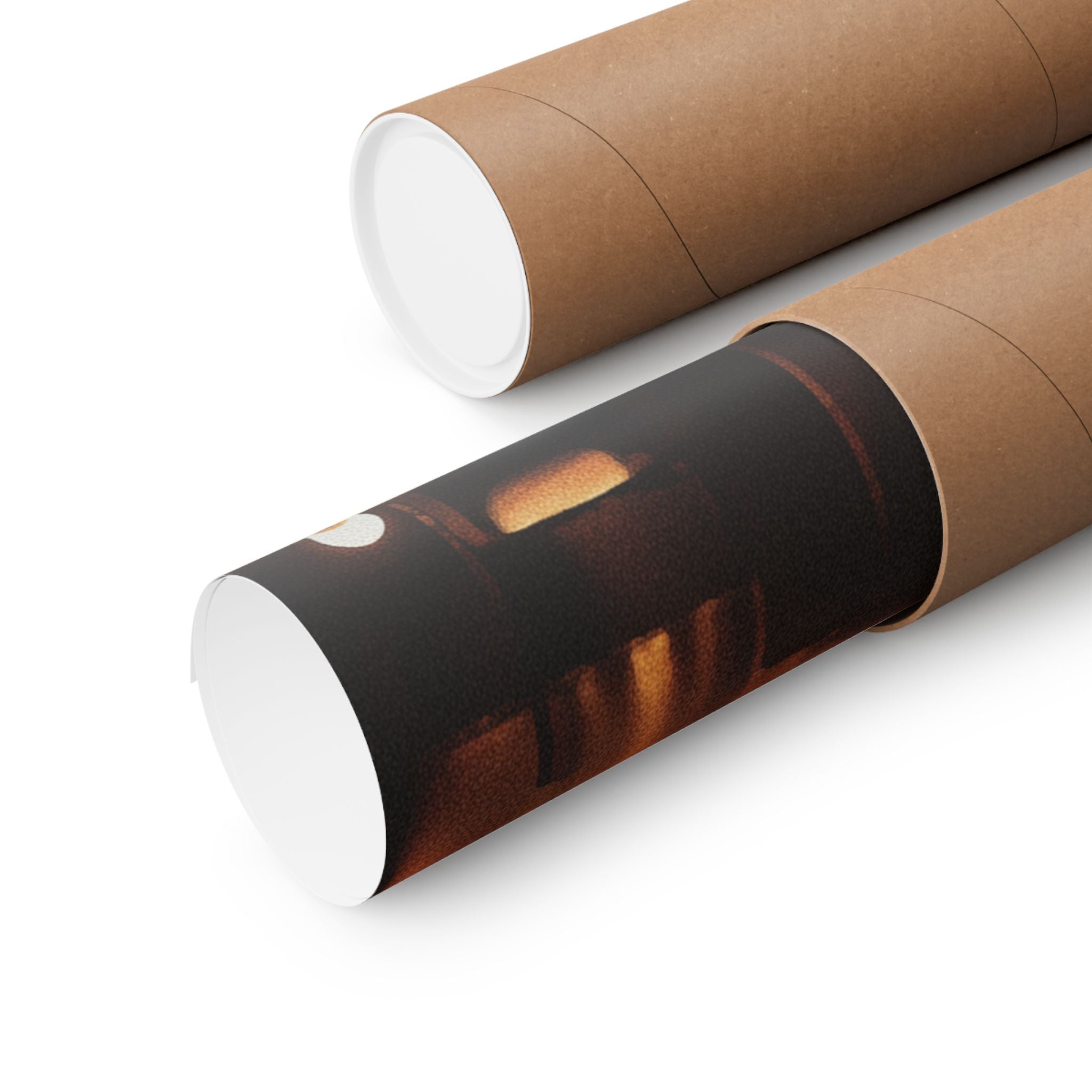 Southern Sunset — Candle — Matte Poster