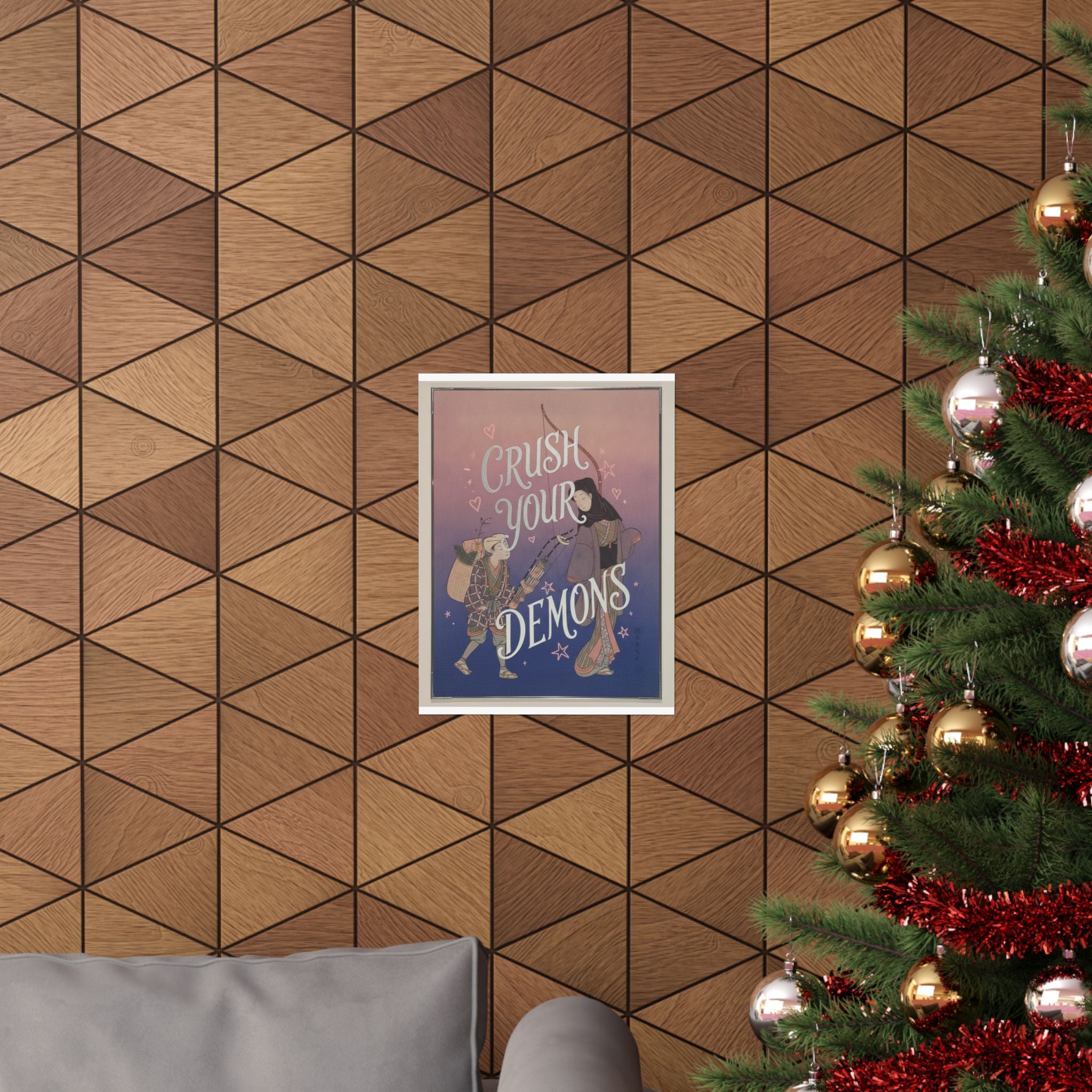 Affirmation — Demon-Crushing Bow — Matte Poster
