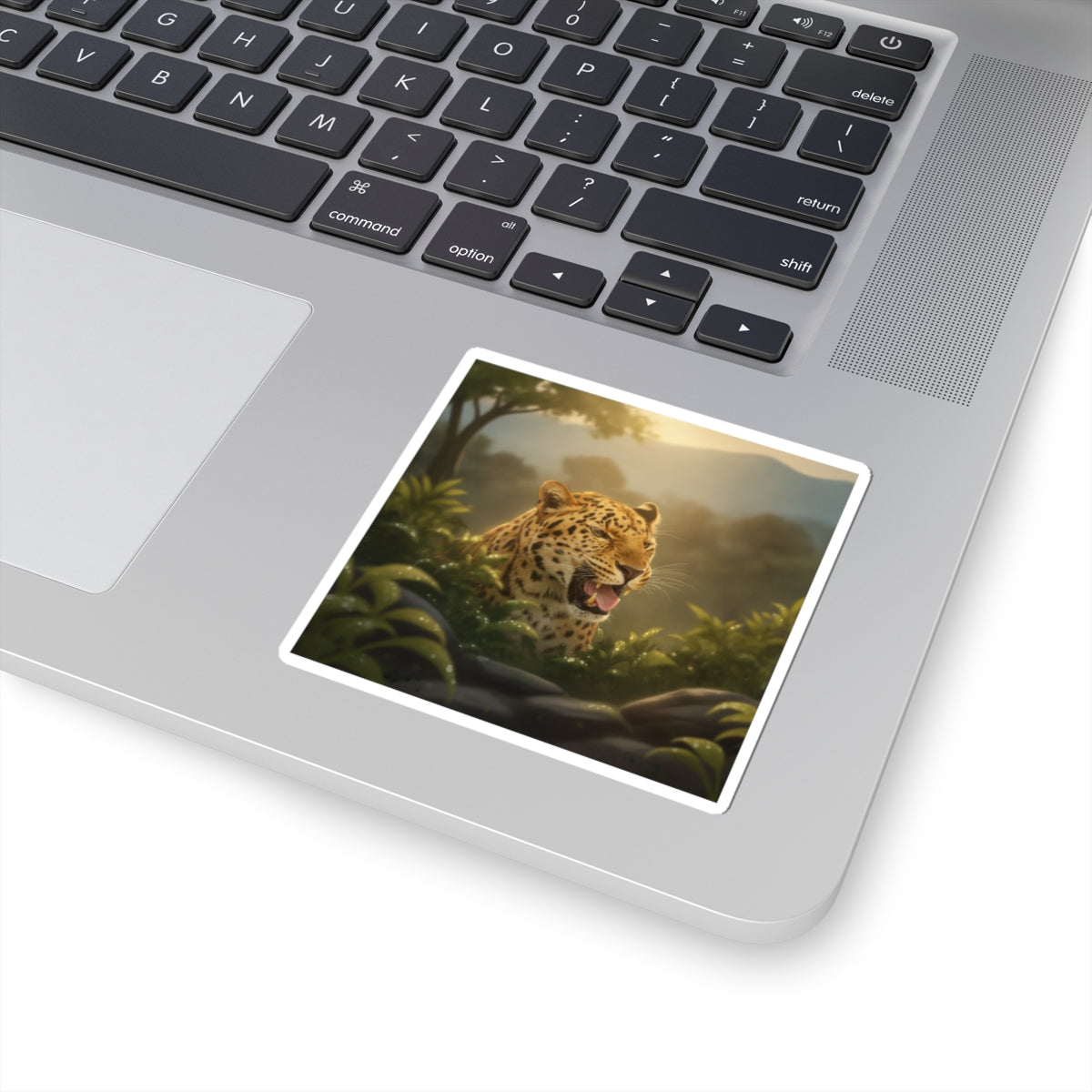 Scenic Nature — Leopard — Kiss-Cut Sticker