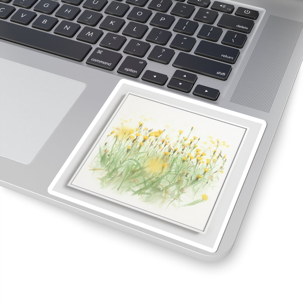 Watercolor — Flower — Kiss-Cut Sticker