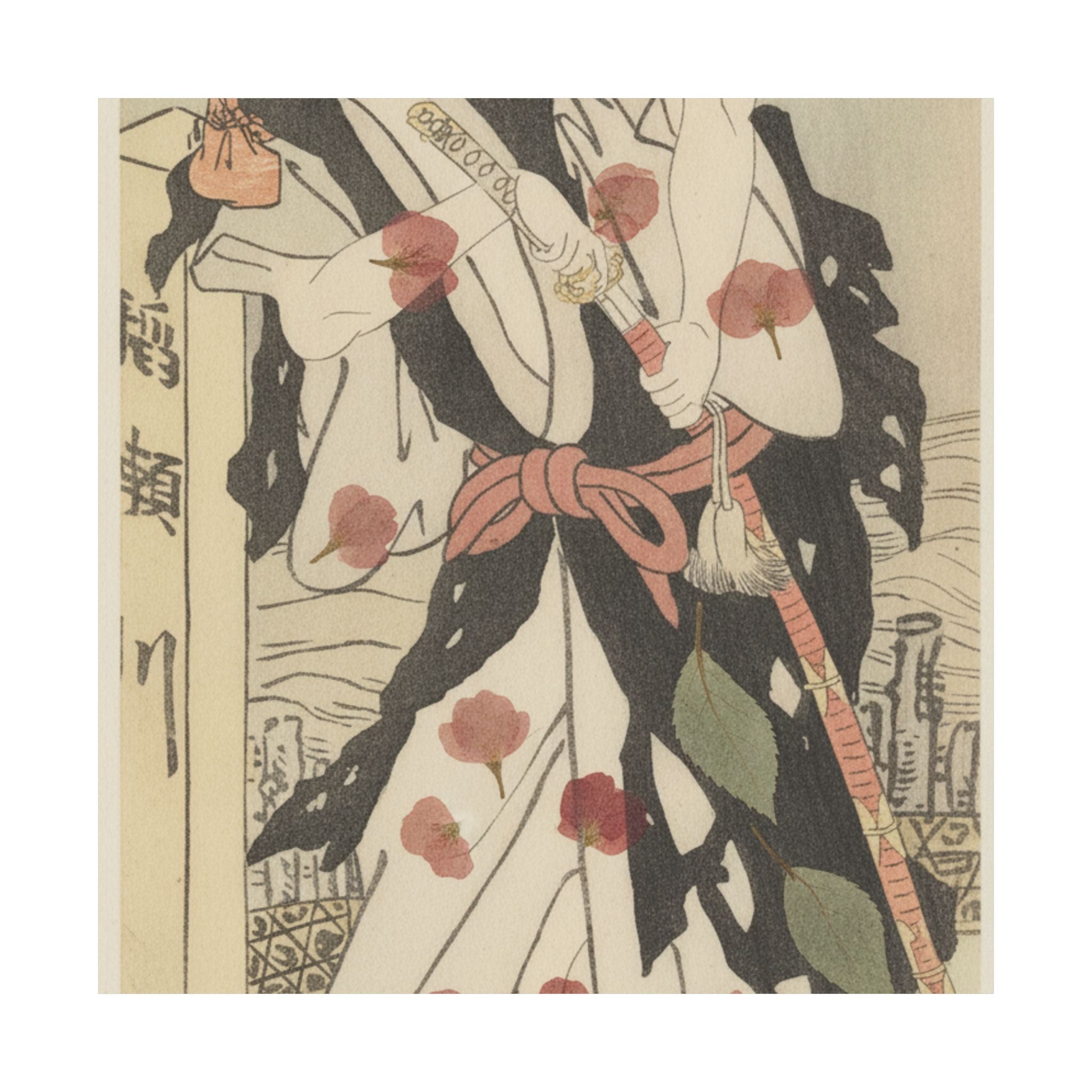 Botanical — Morita Kanya Viii As Kawachi Kanja, Disguised As Genkaibo — Matte Poster