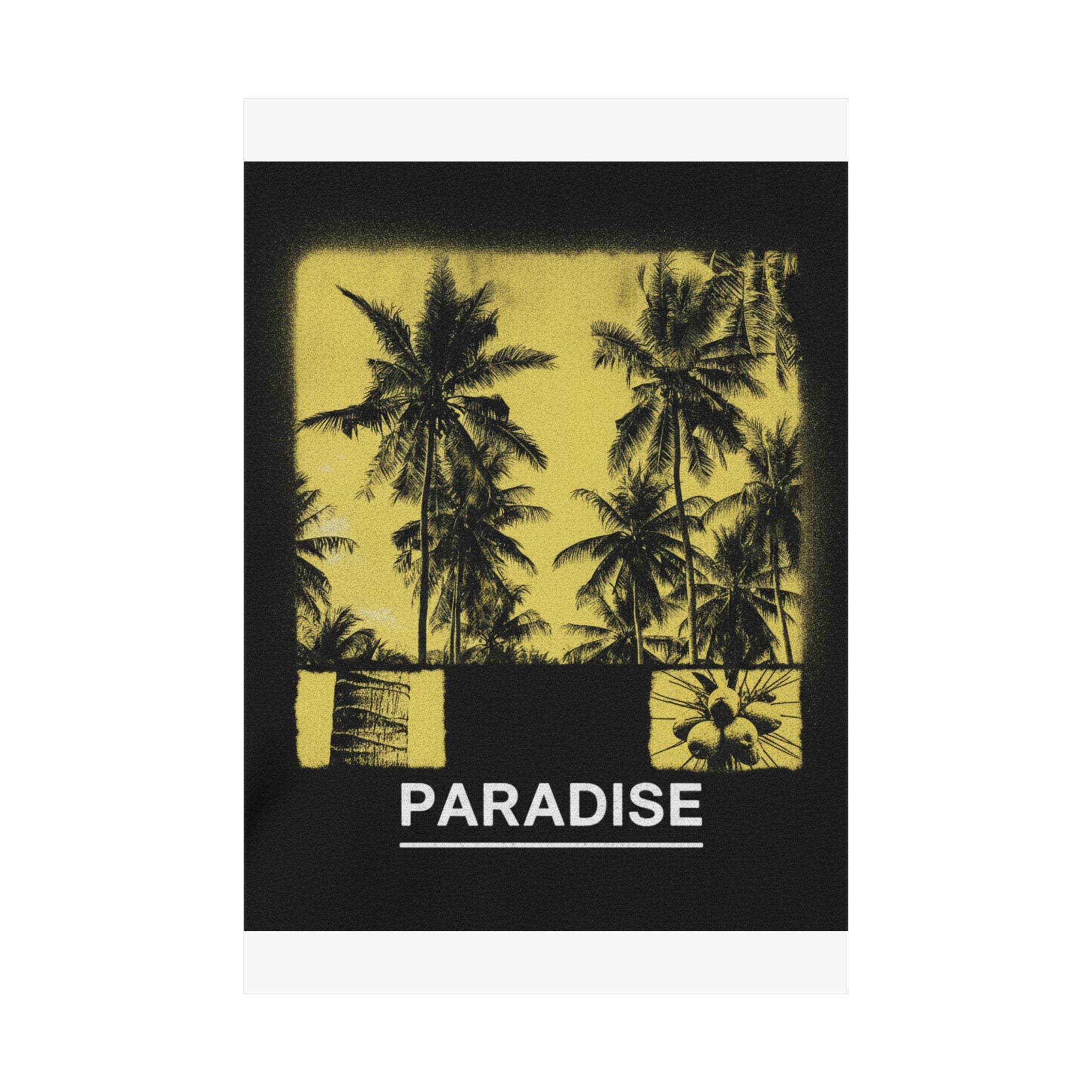 Streetwear Collage — Palms — Matte Poster