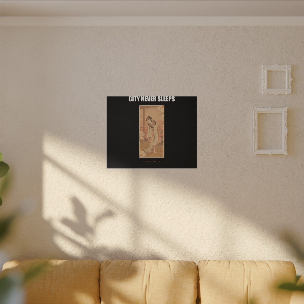 STREET CERTIFIED | The Second Yamashito Kinsaku As A Courtesan Standing In A Room — Matte Canvas