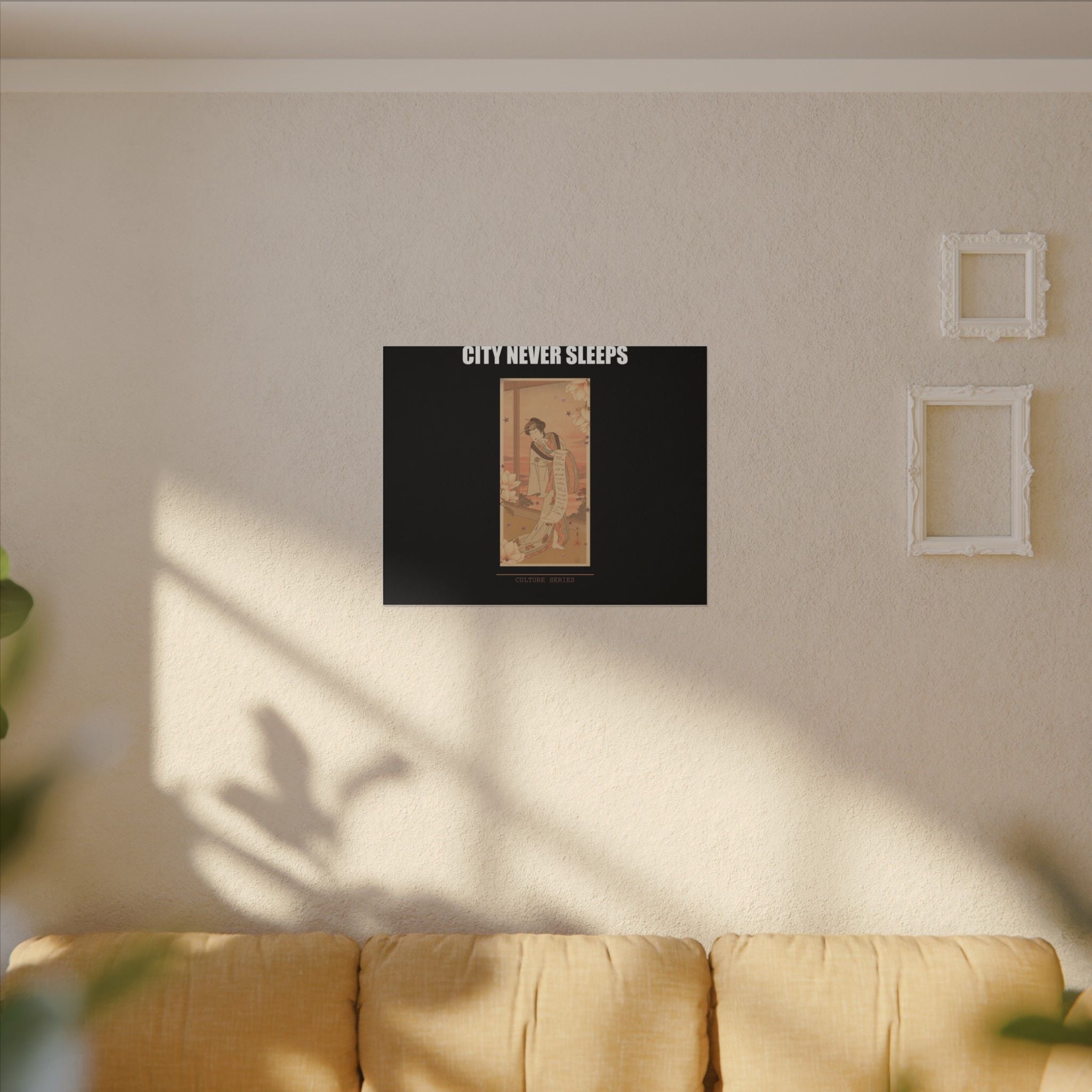 STREET CERTIFIED | The Second Yamashito Kinsaku As A Courtesan Standing In A Room — Matte Canvas