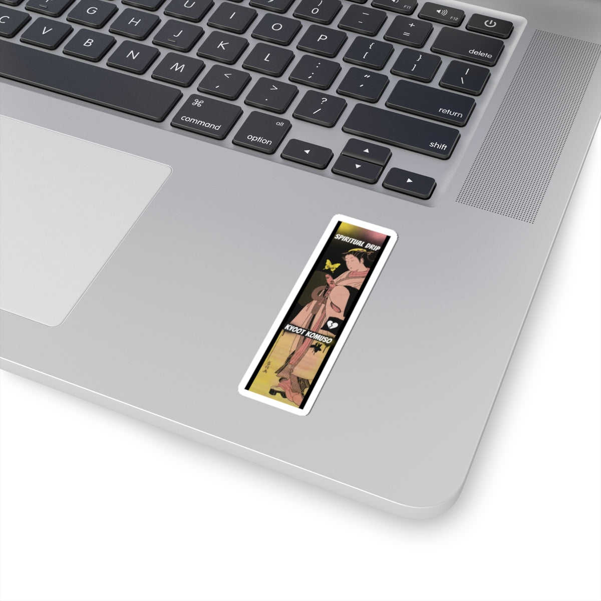 Streetwear Collage — A Girl As A Komuso — Kiss-Cut Sticker