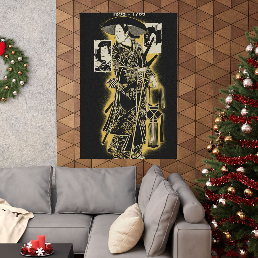 Streetwear Collage — The Actor, Arashi Otohachi, 1695–1769 In An Unidentified Role — Matte Poster