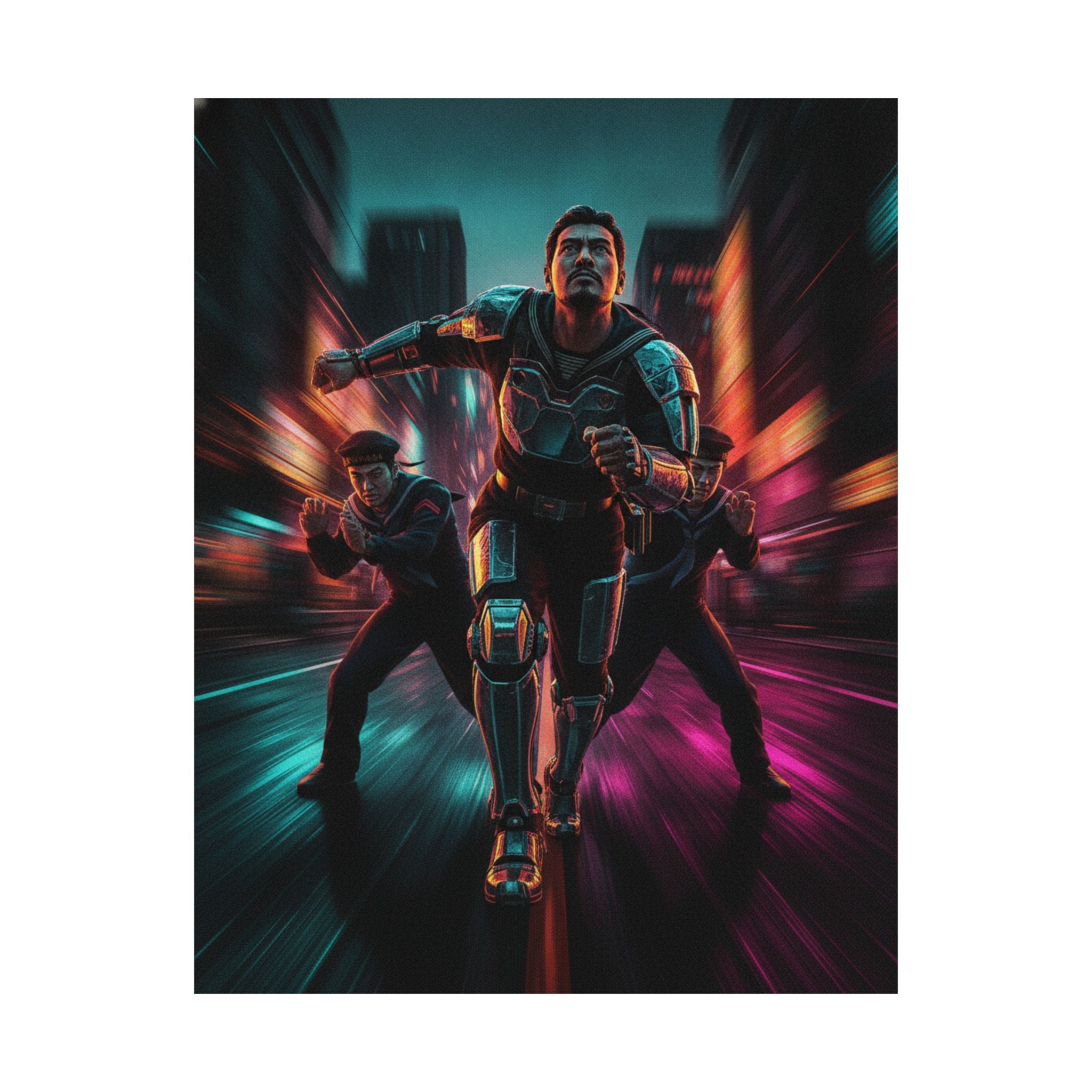 Fast Furious — Sailor Tanaka Ichitarō, From The Series Mirror Of Army And Navy Heroes — Matte Poster