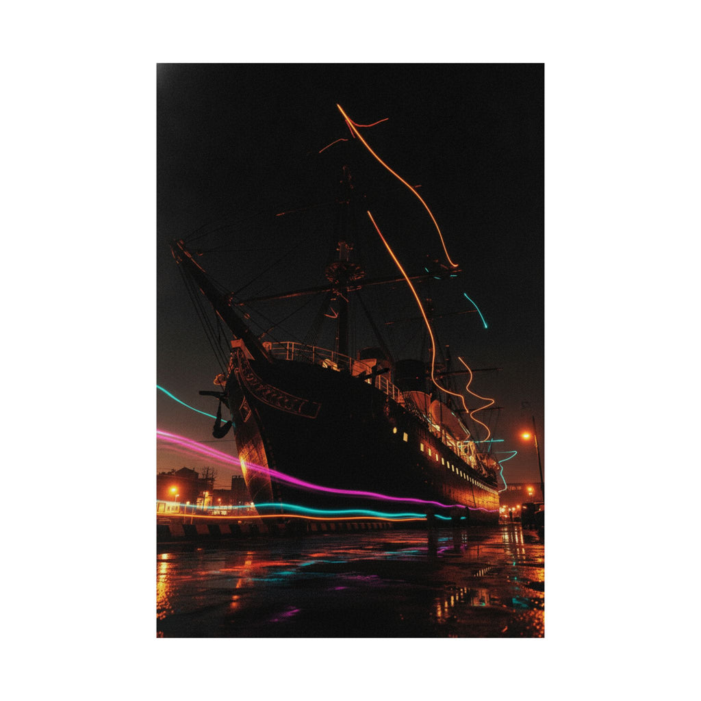 Fast Furious — Yokohama Trade: Picture Of Westerners Shipping Cargo — Matte Poster