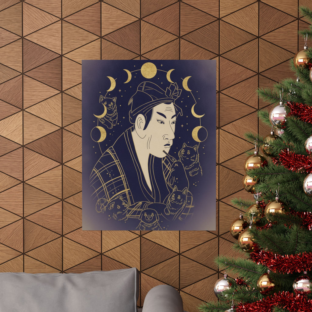 Celestial — The Actor Matsumoto Koshiro As Banzuin Chobei — Matte Poster
