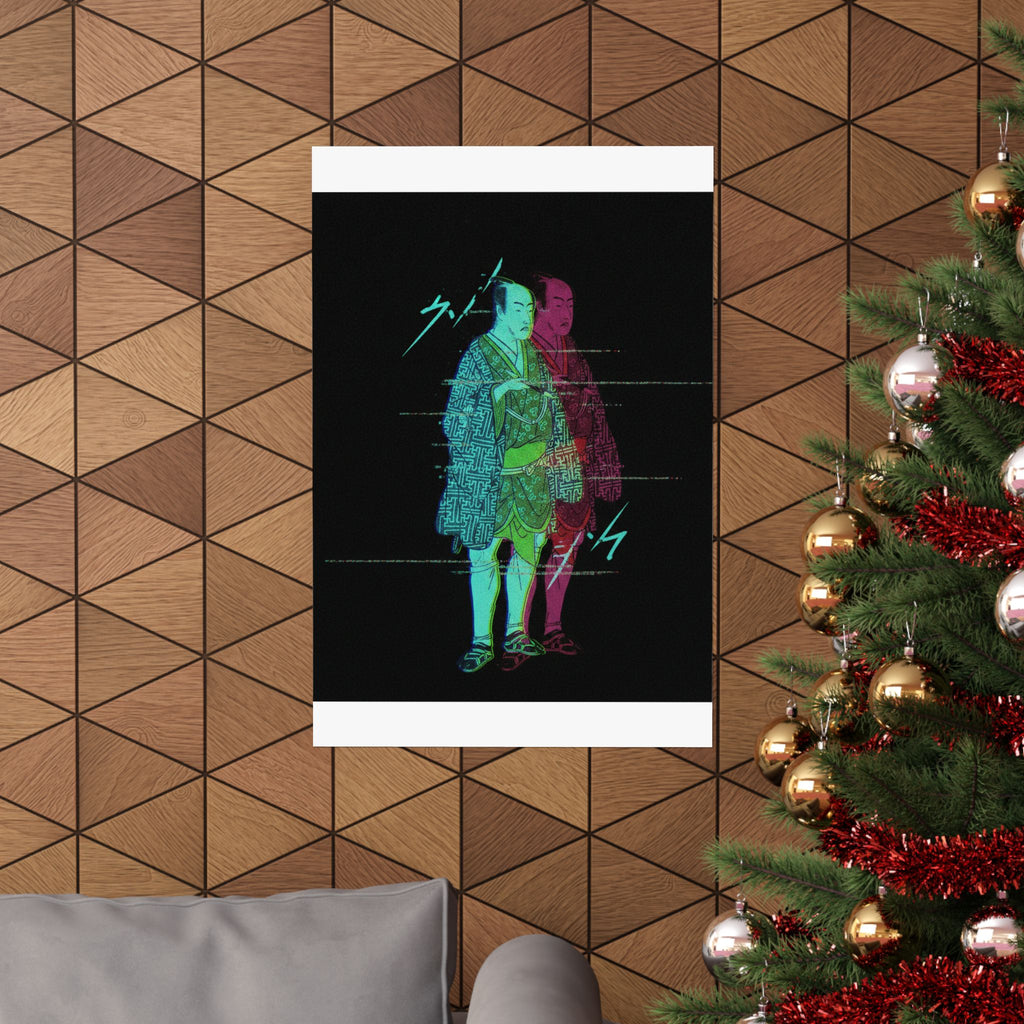 Glitch Culture — The Fourth Matsumoto Koshiro As A Man Dressed In A Short Kimono — Matte Poster