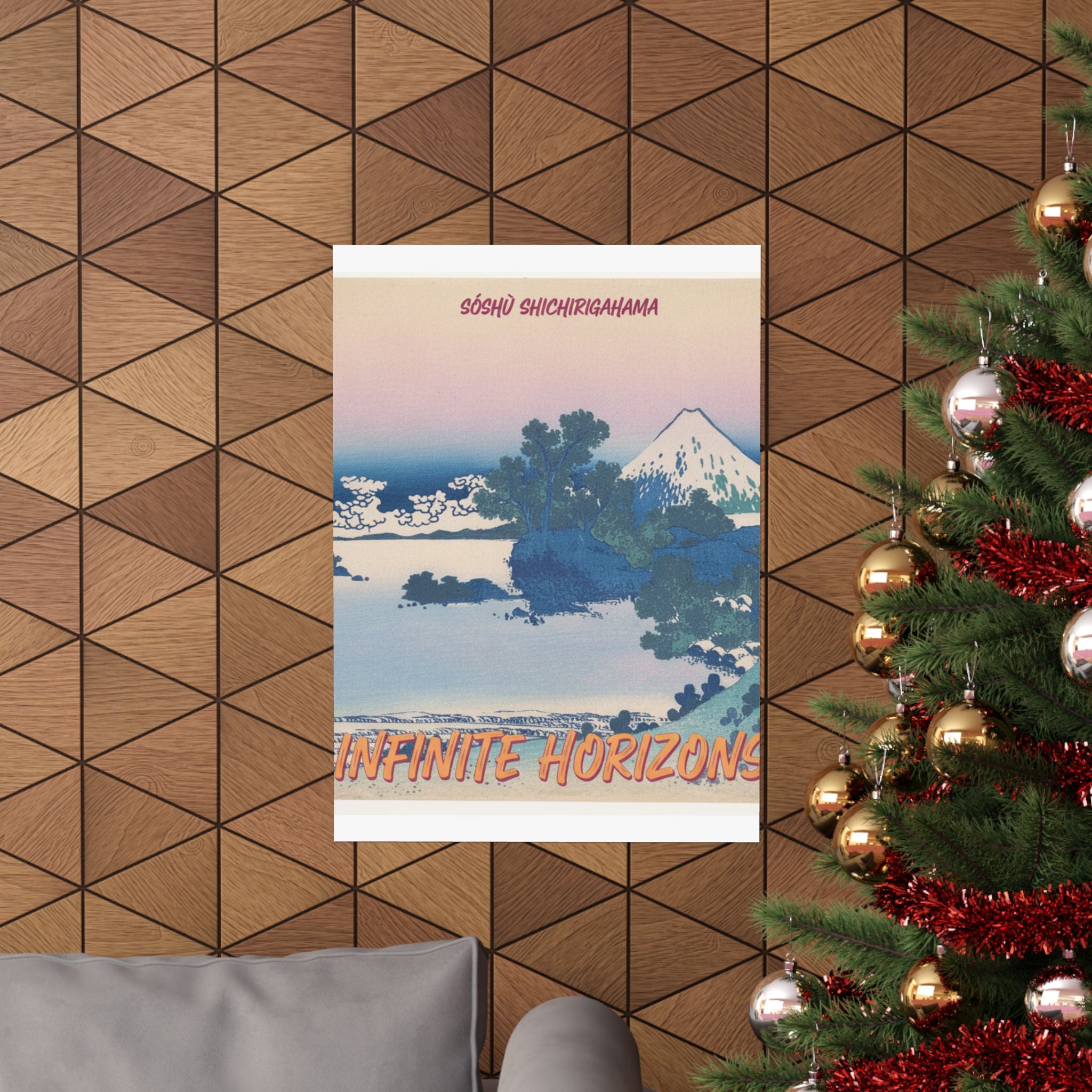 Affirmation — Shichirigahama In Sagami Province (Sōshū Shichirigahama), From The Series Thirty — Matte Poster
