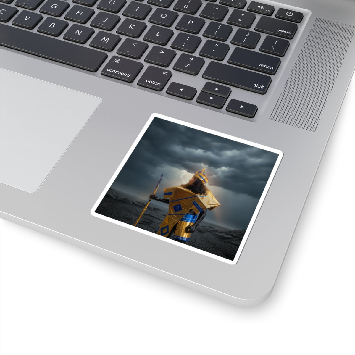 Dramatic Storm kiss-cut sticker — product view 5