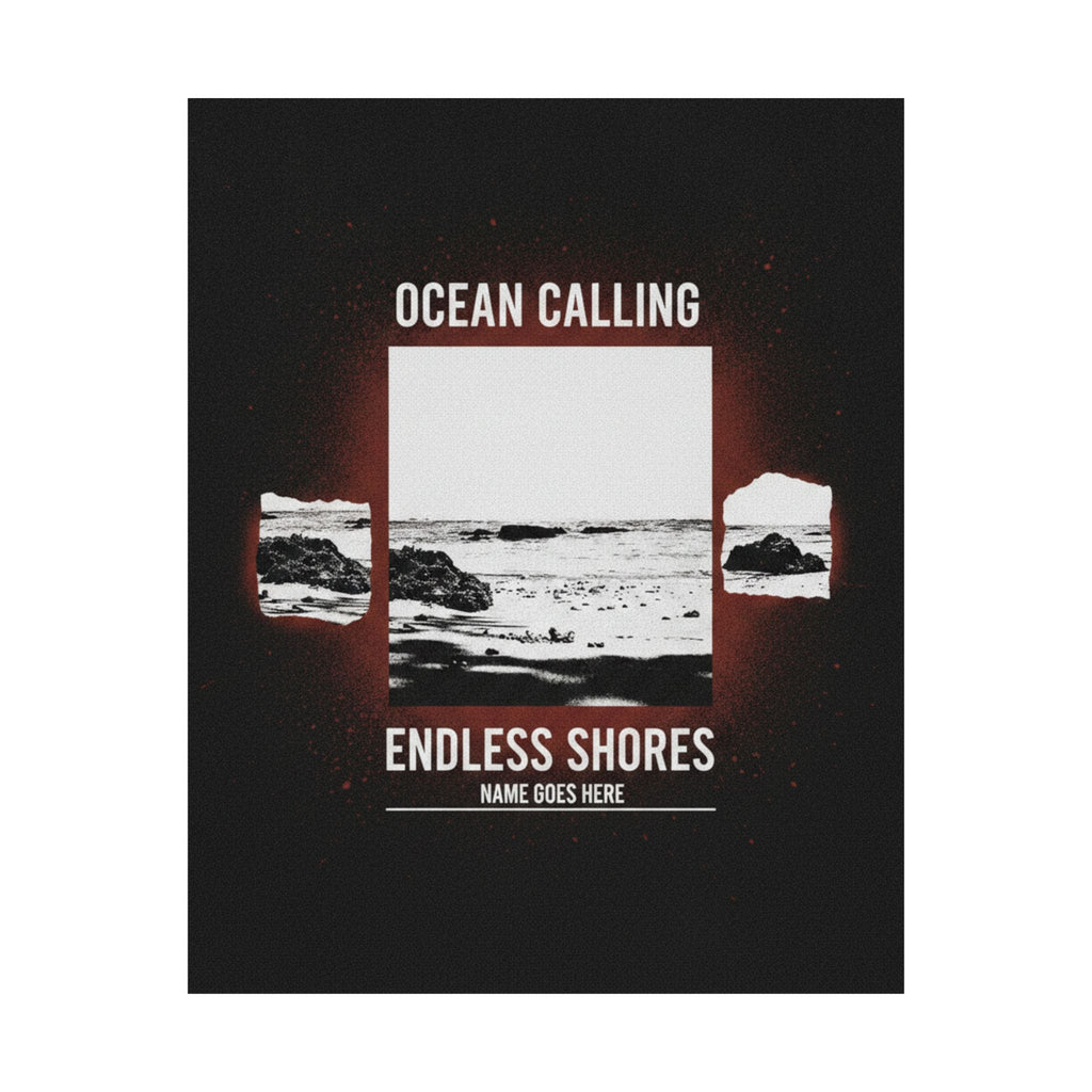 Streetwear Collage — Beach — Matte Poster