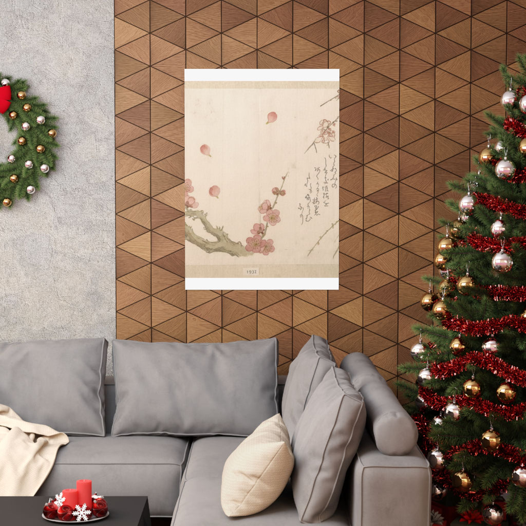 Botanical — Plum Blossom — Matte Poster