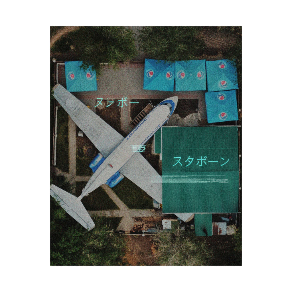 Glitch Culture — Airplane — Matte Poster