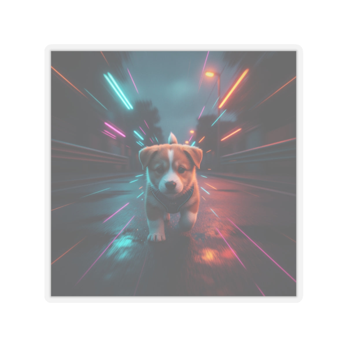 Fast Furious — Dog — Kiss-Cut Sticker