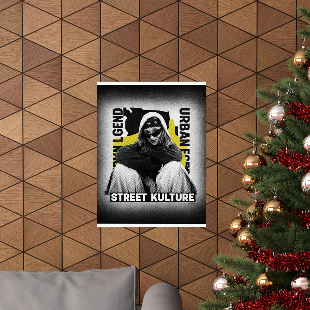 Streetwear Collage — Person — Matte Poster