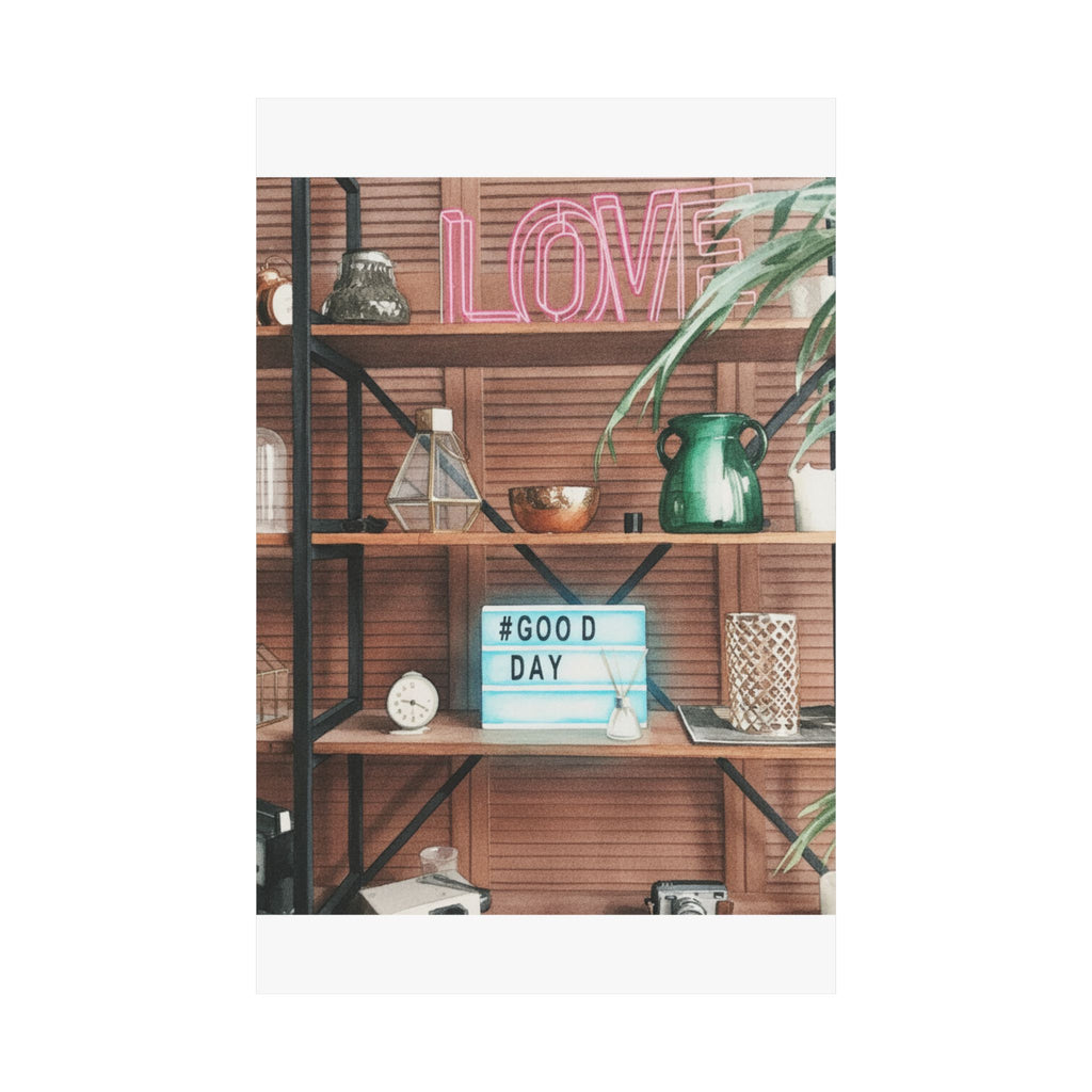 Watercolor — Home — Matte Poster
