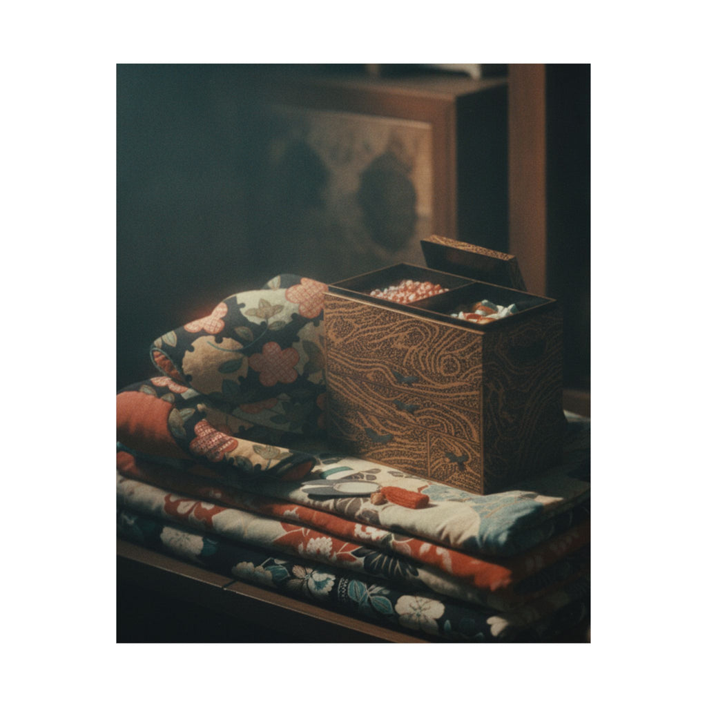 Cinematic — Lady'S Work-Box And Bed Clothing — Matte Poster