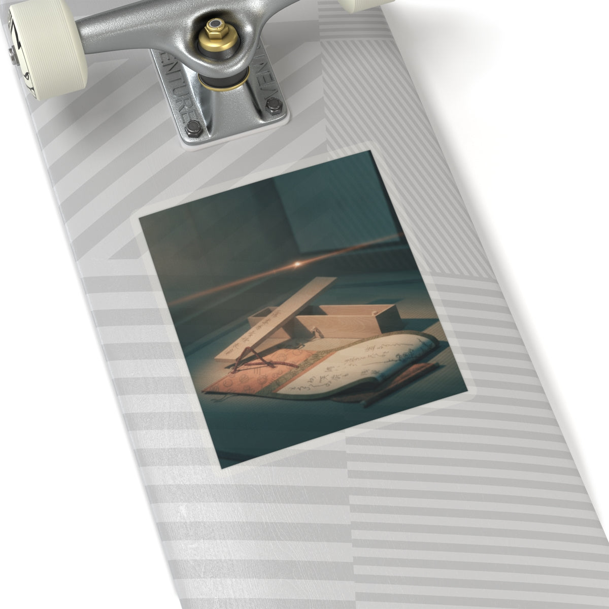Cinematic — Kakemono And Its Box — Kiss-Cut Sticker