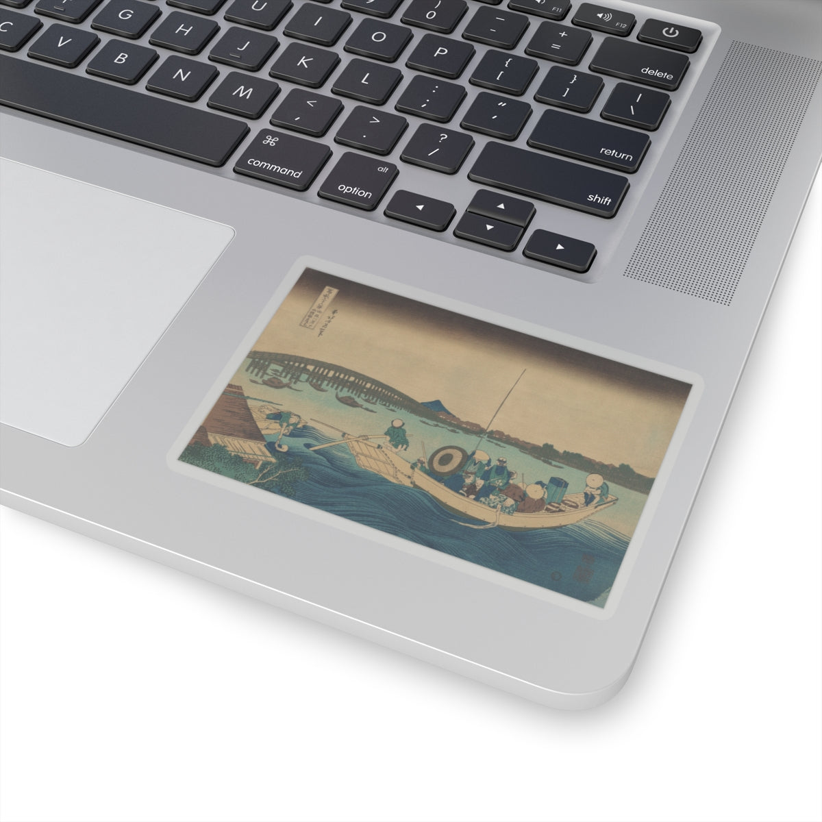 Cinematic — Viewing The Sunset Over Ryōgoku Bridge From The Onmayagashi Embankment (Onmayaga — Kiss-Cut Sticker
