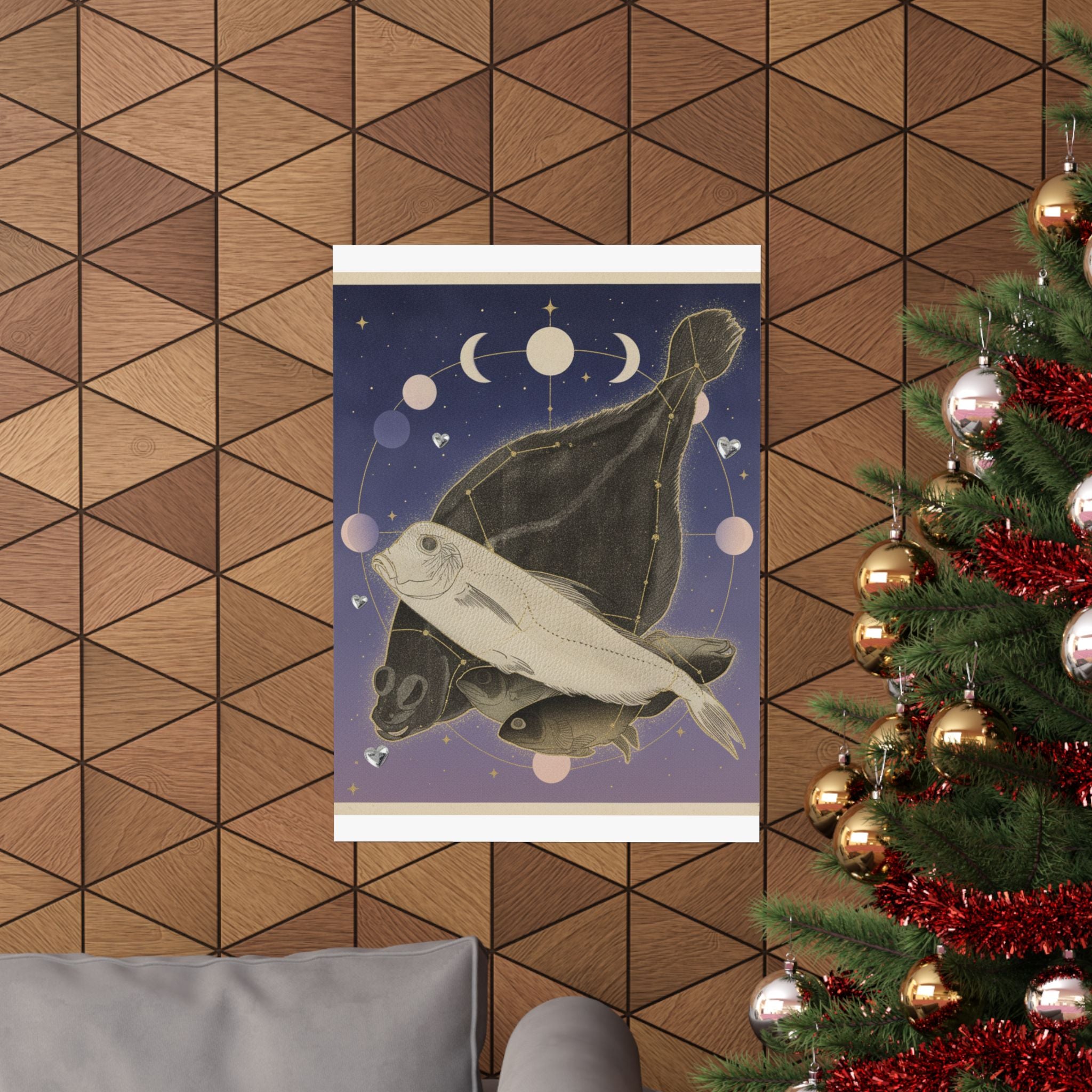 Celestial — Flounder And Other Fishes — Matte Poster