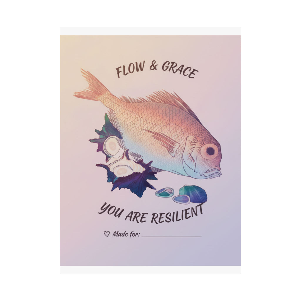 Affirmation — Tai Fish And Top-Shells — Matte Poster
